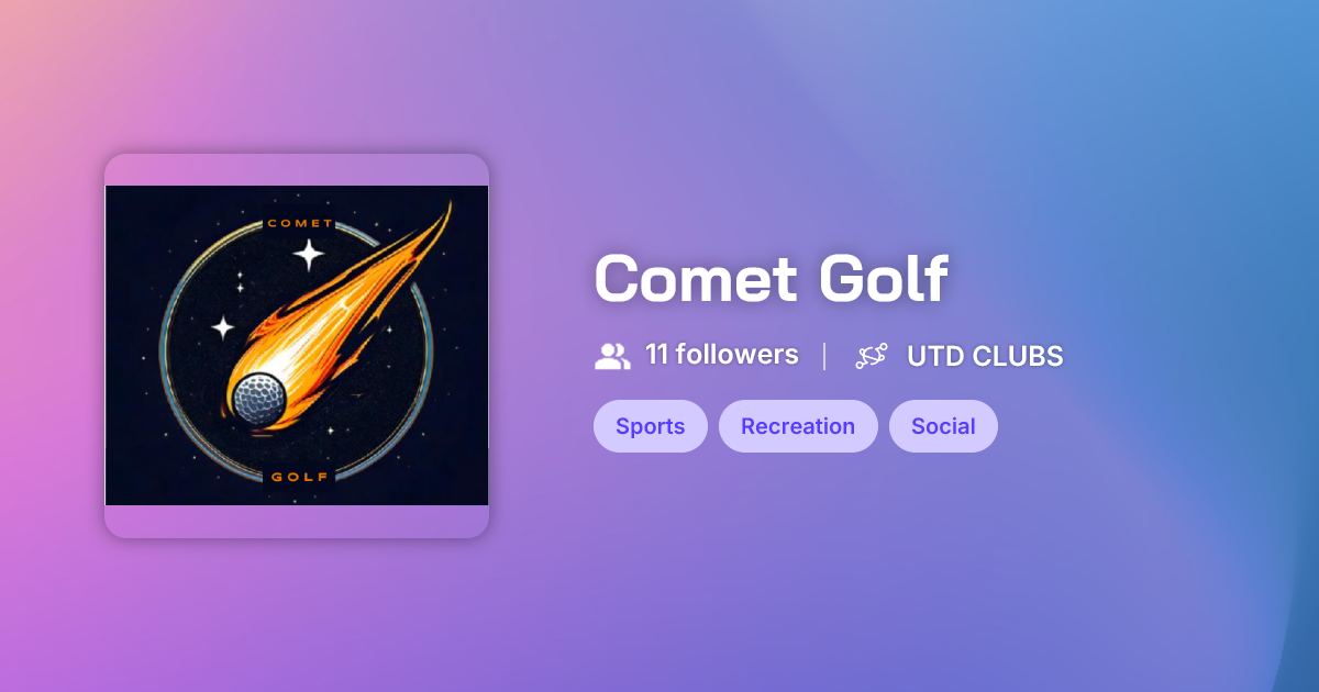 Comet Golf - UTD CLUBS