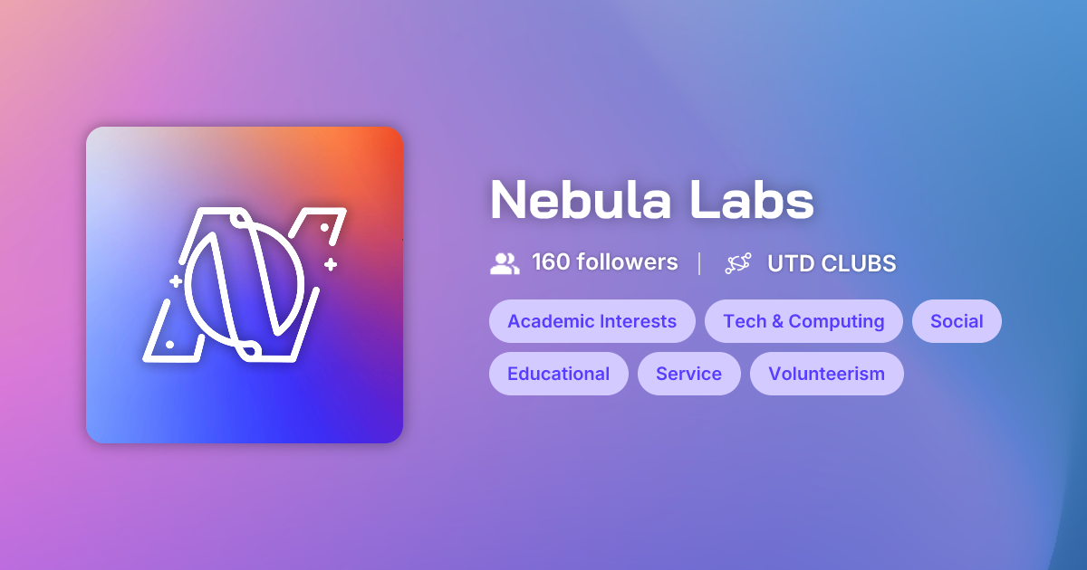 Nebula Labs - UTD CLUBS