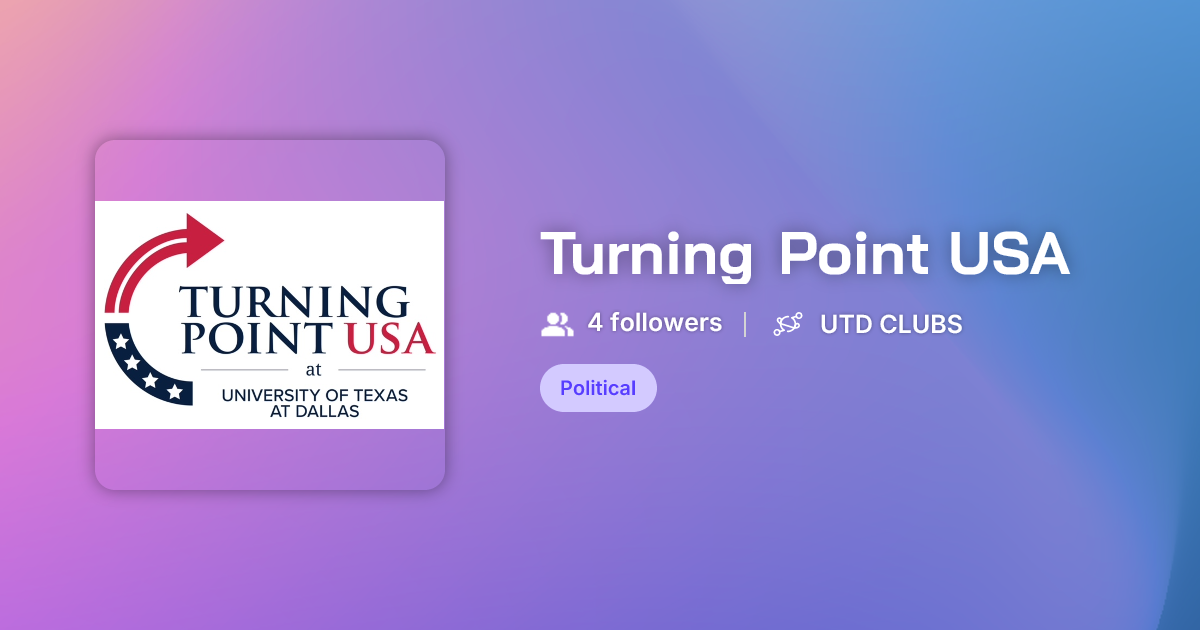 Turning Point USA - UTD CLUBS